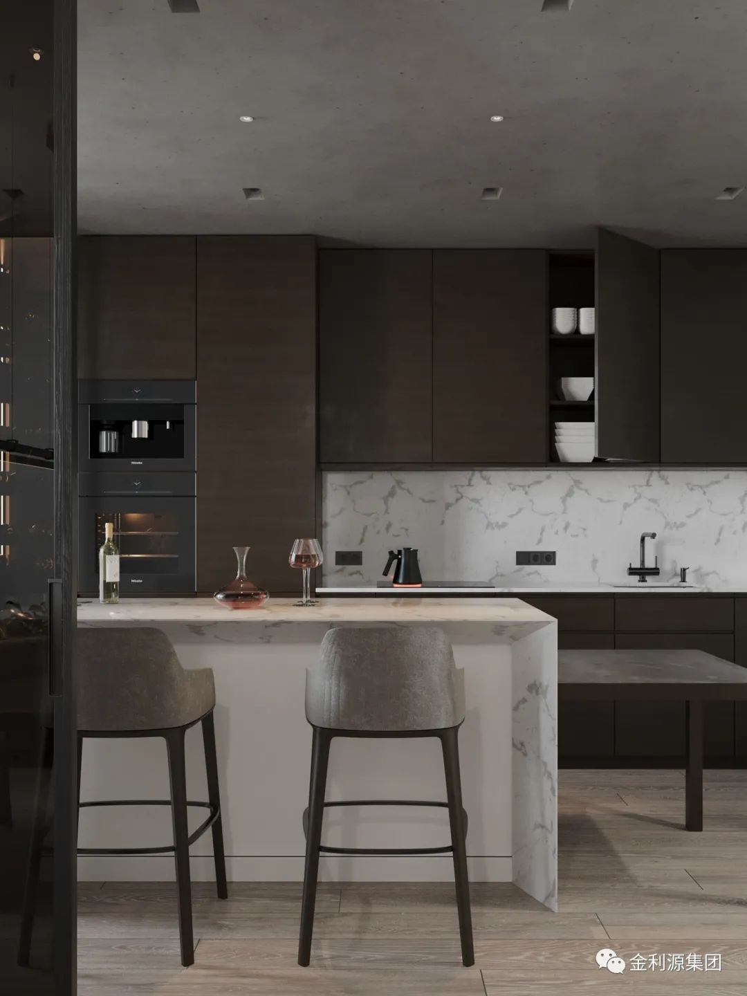 三種開(kāi)放式廚房，所有細(xì)節(jié)都恰到好處